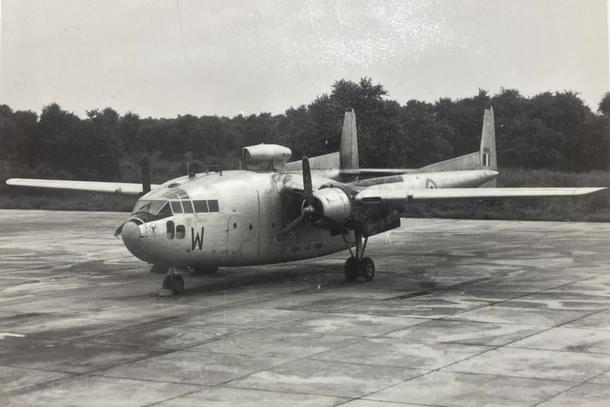 Indian Air Force Fairchild C-119 Packet aircraft used in the Tangail Airdrop. (Image via X @IAF_MCC)