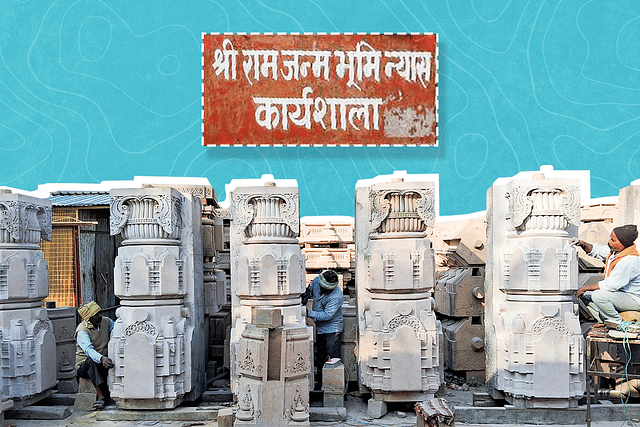 Several artisans have been working at the Mandir Nirman Karyashaala for decades. 