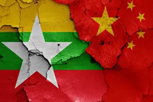 Myanmar and China