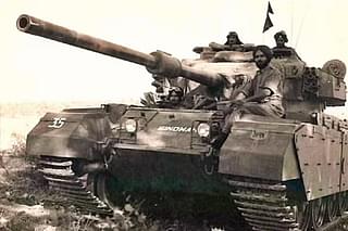 Centurion tanks of the Indian army in 1971 war. 