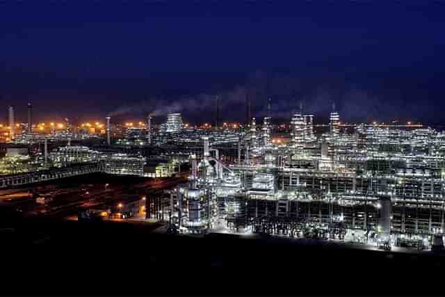 Jamnagar Refinery at night