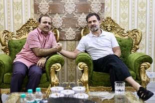 Danish Ali with Congress leader Rahul Gandhi