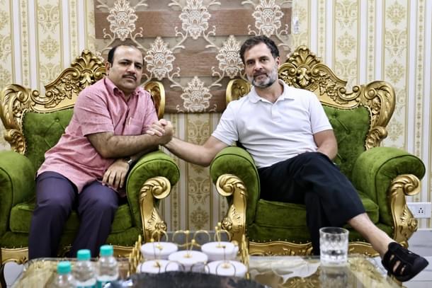 Danish Ali with Congress leader Rahul Gandhi