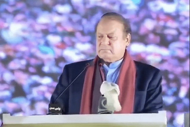 Former Pakistan PM Nawaz Sharif 