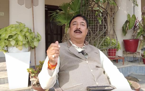 Shakti Singh at his house