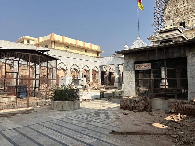 Inside view of Digambar akhara in Ayodhya 