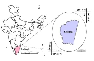 Chennai on India map (IJCRT)