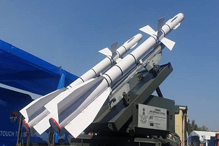 The Indian Air Force has carried out the successful firing trials of its in-house designed and developed SAMAR air defence missile system during exercise (Via Twitter/@alpha_defense AstraShakti-2023)