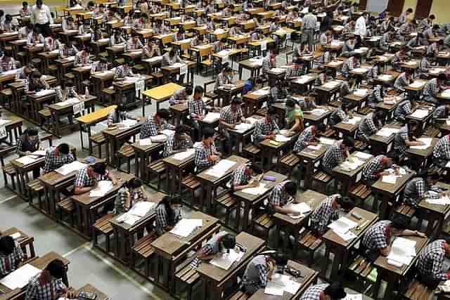 Students appearing in the Class XII CBSE exam (Representative Image) (Arun Mondhe/Hindustan Times via Getty Images) 