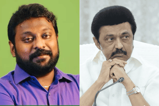 SG Suryah (L), CM Stalin (R)