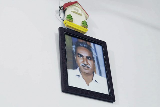 Zaverbhai Jadavbhai Prajapati lost his life in the tragic incident. (Sharan Setty/ Swarajya)
