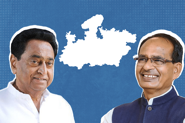 MP CM Shivraj Singh Chouhan And Congress leader Kamal Nath