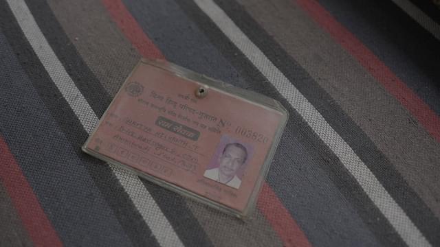 The ID card that was issued to Nilkanth Bhatia before he boarded the train (Sharan Setty/Swarajya)