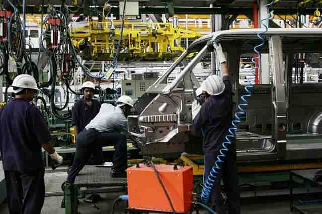 An automobile factory in Pimpri, Maharastra. (Representative Image) (Manoj Patil/Hindustan Times via Getty Images)