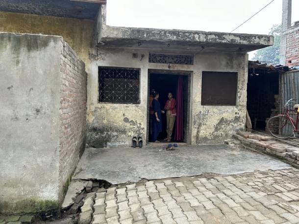 A view of the house Rajendra grew up in