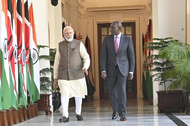 PM Narendra Modi with  Kenyan President Dr William Samoei Ruto
