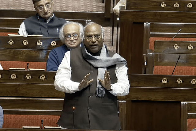 Congress chief Mallikarjun Kharge (Pic Via YouTube screengrab)