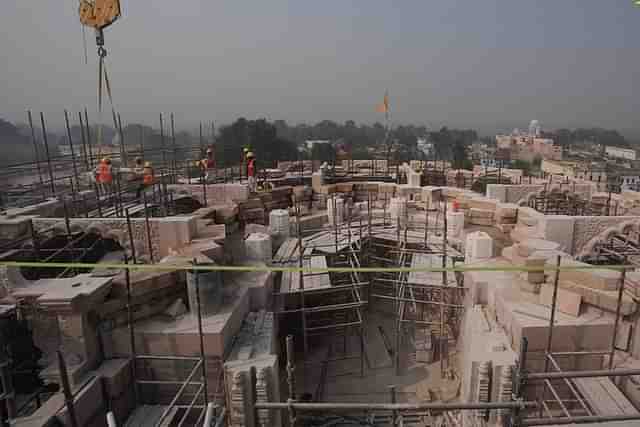 Under construction Ram Temple