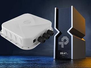 Early WiFi 7 routers for enterprise from IO by HFCL (left) and for the home-office from TP-Link 7