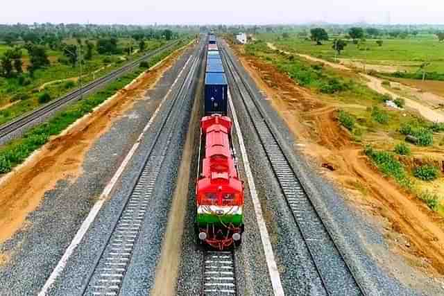 Trial run of dedicated freight corridor. (Facebook)