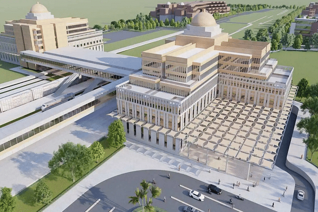 Proposed look of the Udaipur Railway Station.