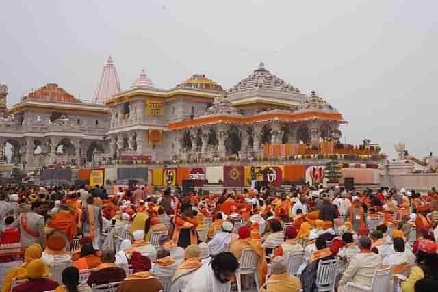 Inauguration day of the Ram Mandir in Ayodhya. (VHP/X)