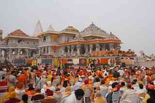 Inauguration day of the Ram Mandir in Ayodhya. (VHP/X)