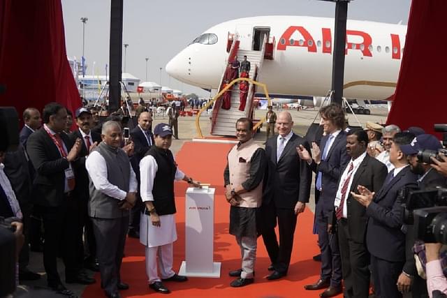 Jyotiraditya Scindia inaugurates first Airbus A350 aircraft