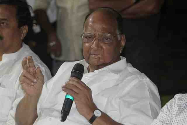 
NCP leader Sharad Pawar 
