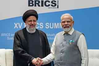 President Seyyed Ebrahim Raisi of Iran with PM Narendra Modi