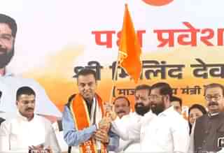 Milind Deora joins Shiv Sena in presence of Maharashtra Chief Minister Eknath Shinde