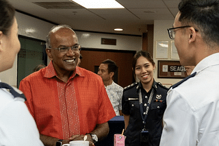 Singapore Home and Law Affairs Minister K Shanmugam