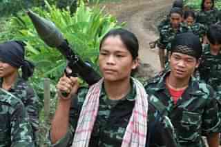 Kuki militants in Manipur.