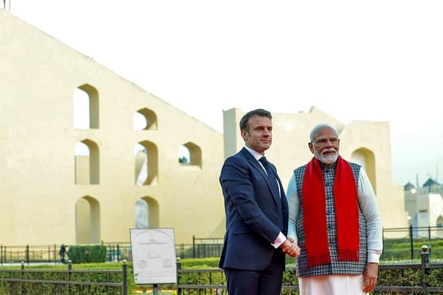 Prime Minister Narendra Modi with French President Emmanuel Macron. (Image via X @FranceinIndia)