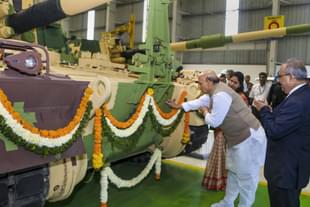 Defence Minister Rajnath Singh flags off 51st K-9 Vajra-T gun in Surat. ( Representative Image)
