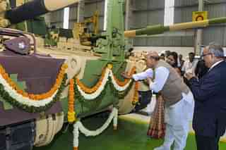 Defence Minister Rajnath Singh flags off 51st K-9 Vajra-T gun in Surat. ( Representative Image)