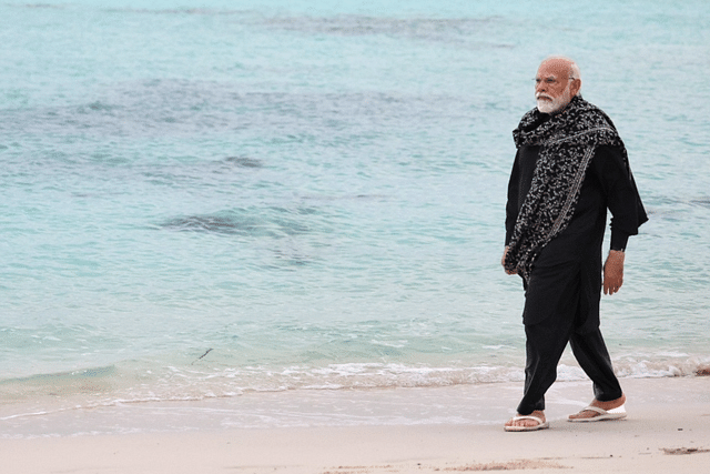 PM Modi sharing photos of beach in Lakshadweep triggered some Maldivian ministers who made derogatory remarks against him and India