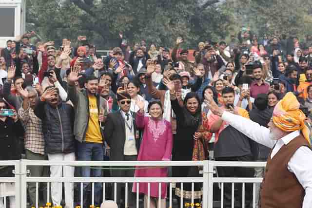 PM Modi at Kartavya Path on Republic Day