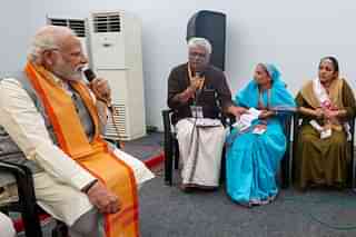 PM Narendra Modi meets beneficiaries in Lakshadweep