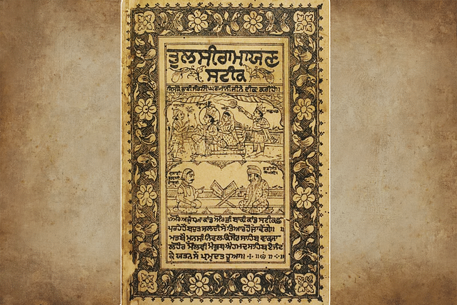 Illustrated page from a Ramcharitmanas commentary by Giani Sant Singh (former head granthi of Harmandir Sahib) (Wikimedia Commons)
