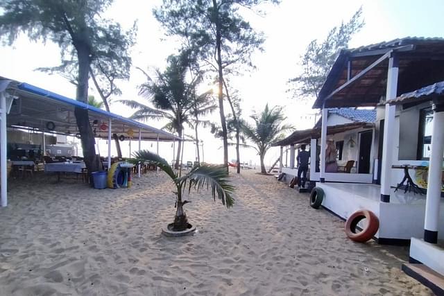 A beach shack in Gokarna. (Image: Sharan Setty)