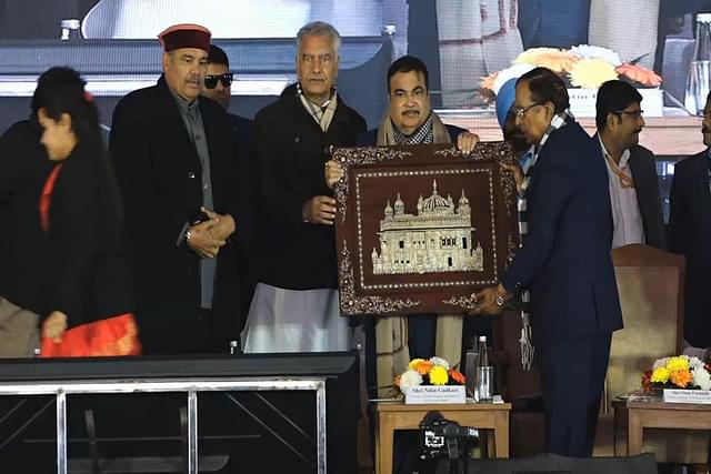Road Transport and Highways Minister Nitin Gadkari, at the inaugural function in Punjab.