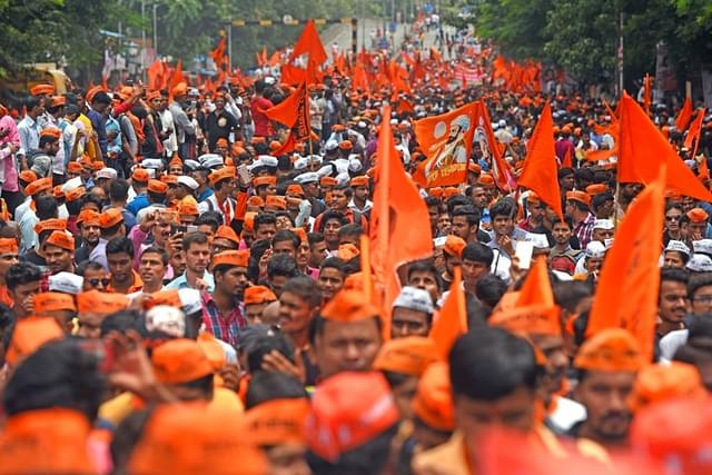 Protests demanding Maratha reservations (Representative Image) (Pratik Chorge/Hindustan Times via Getty Images)