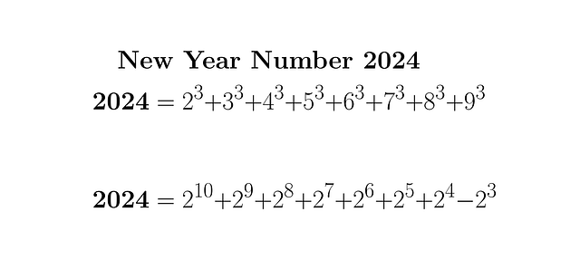 2024 A Mathematical Journey Into The New Year   2024N4 