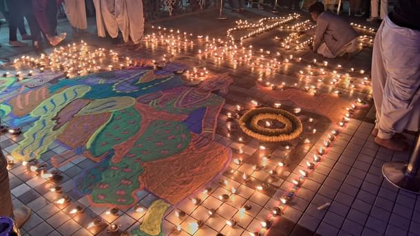 Deepotsav organised in the evening of 22 January.