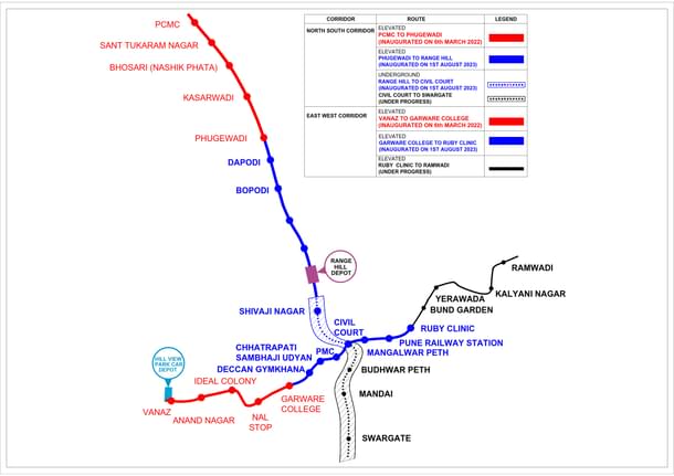 Pune Metro Route Map