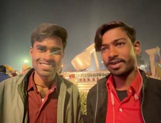 Abhishek (left) and Nikhil from Bhopal