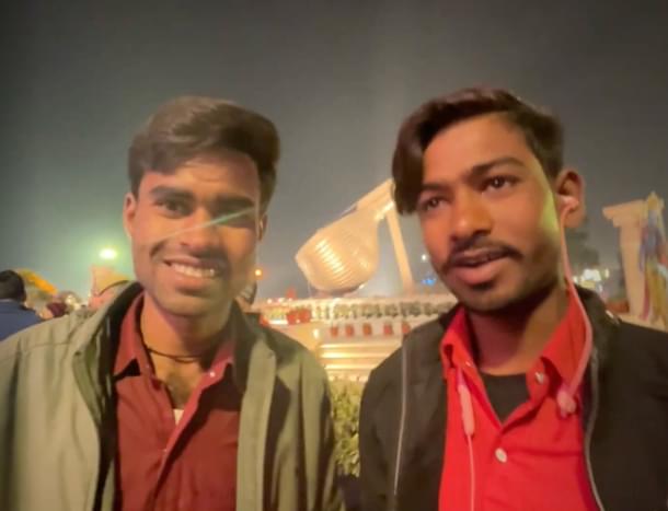 Abhishek (left) and Nikhil from Bhopal