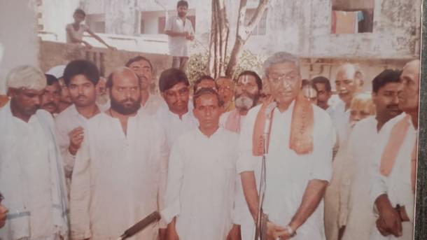 A picture of Singhal clicked by Tripathi.