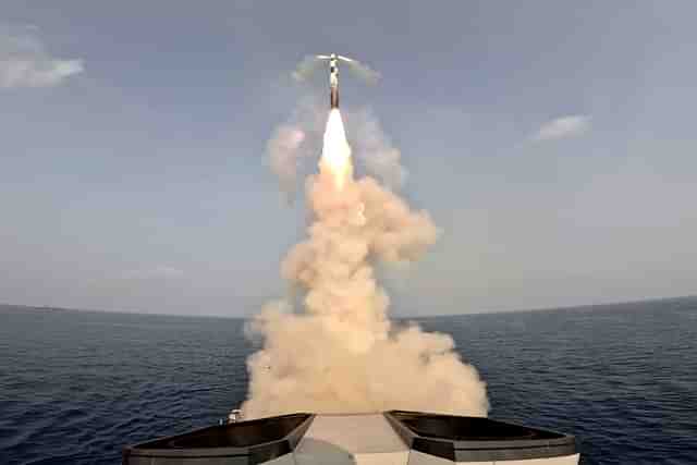 BrahMos testing (Pic Via Indian Navy)